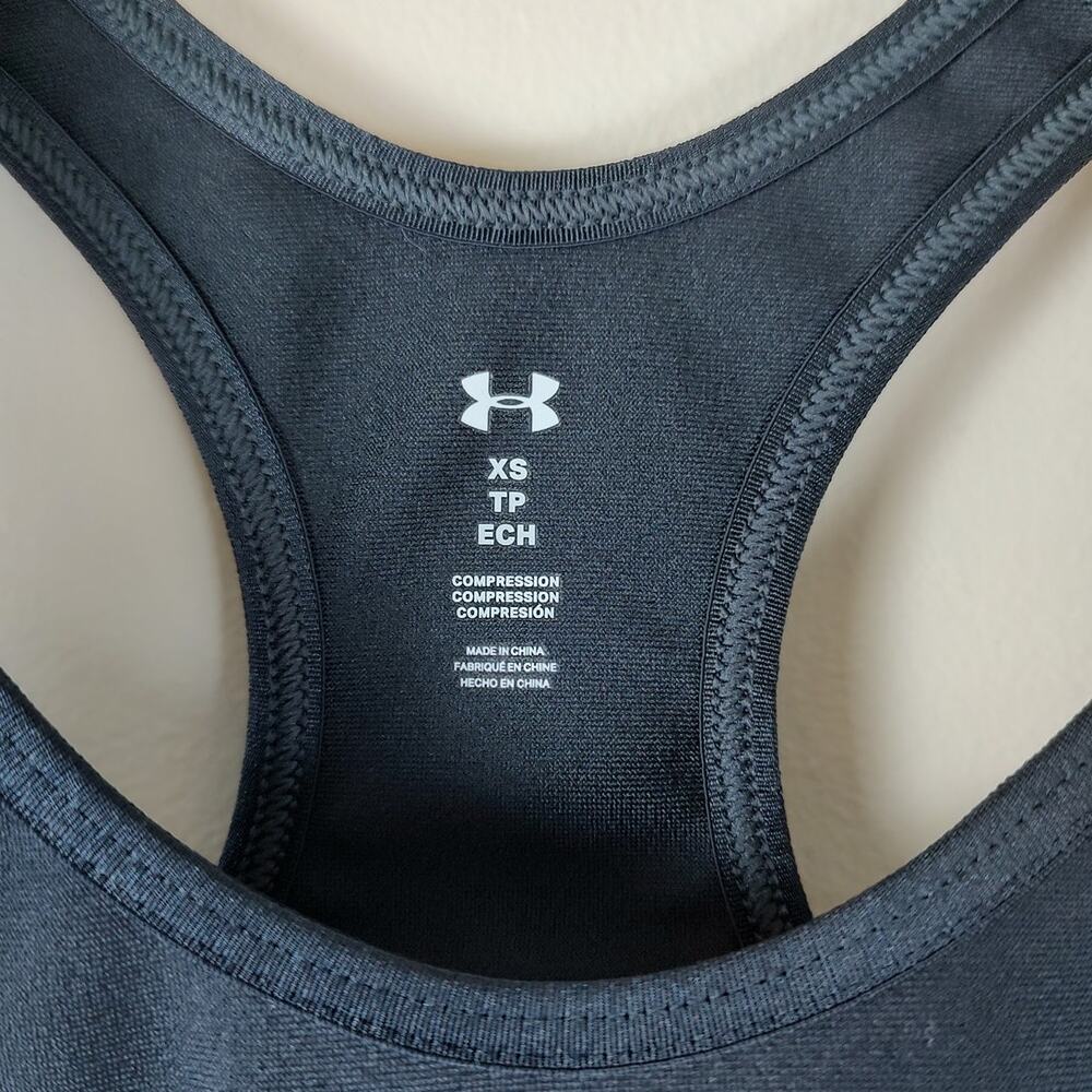 Under armour black workout sports bra womens XS - Picture 2 of 6